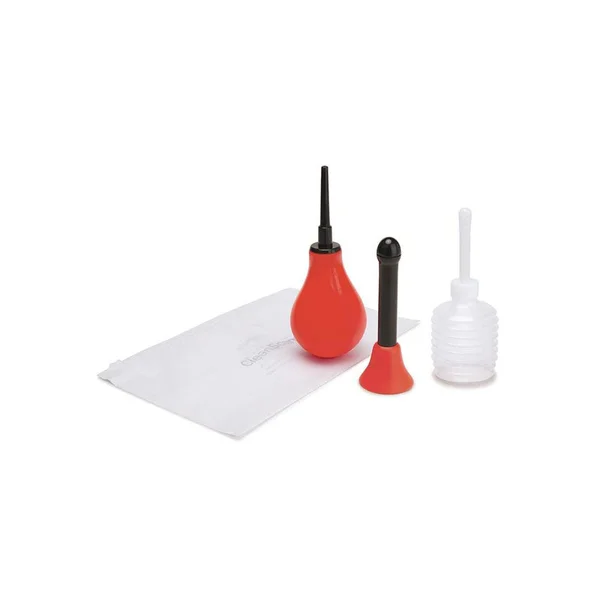 CleanScene 5 Piece Anal Douche Set with Classic & Flared Tips - 200 ml Capacity with Free Travel Douche Included — image 2 of 4