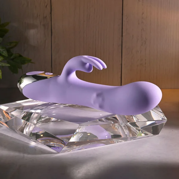 Evolved SPINDERELLA - Purple USB Rechargeable Rabbit Vibrator — image 6 of 9