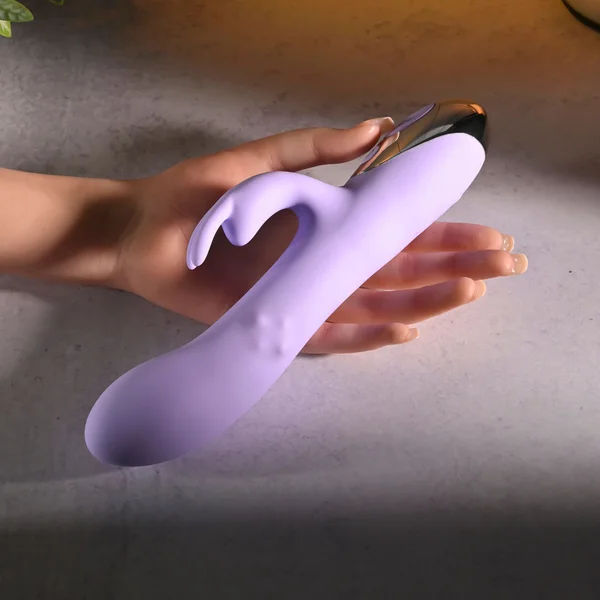 Evolved SPINDERELLA - Purple USB Rechargeable Rabbit Vibrator — image 3 of 9