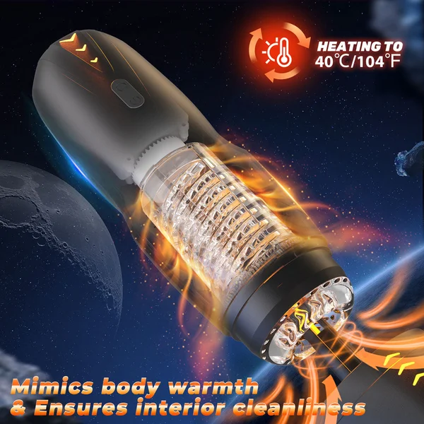 CyberSkin The Galaxy Voy - USB Rechargeable Thrusting & Rotating Auto Masturbator with Heater — image 6 of 9