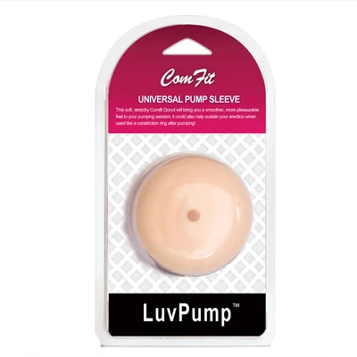 luvpump comfit universal pump sleeve flesh flesh vagina universal penis pump sleeve