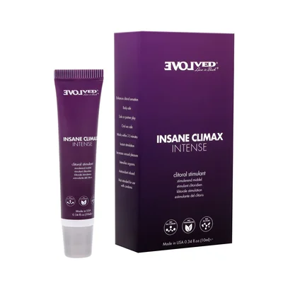 evolved insane climax intense clitoral stimulation gel 10 ml tube