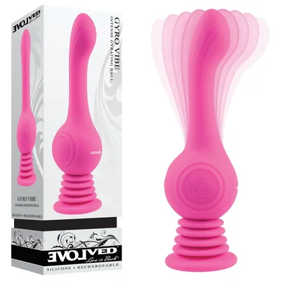 evolved gyro vibe pink 248 cm usb rechargeable super vibrator