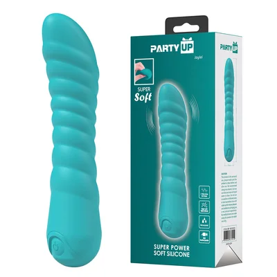 party up jaylei teal teal 146 cm usb rechargeable vibrator