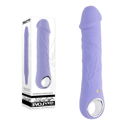 evolved purple fantasy purple 184 cm usb rechargeable vibrator