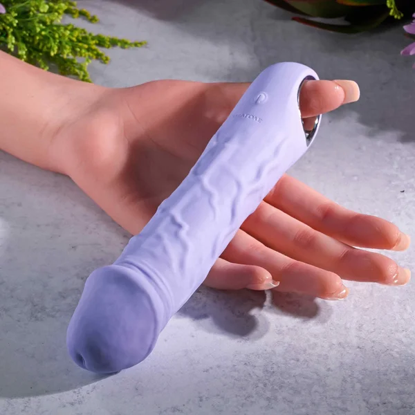 Evolved PURPLE FANTASY - Purple 18.4 cm USB Rechargeable Vibrator — image 3 of 9