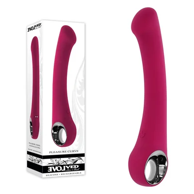 evolved pleasure curve pink 19 cm usb rechargeable vibrator