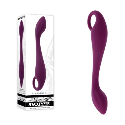 evolved lochness g purple 19 cm usb rechargeable vibrator
