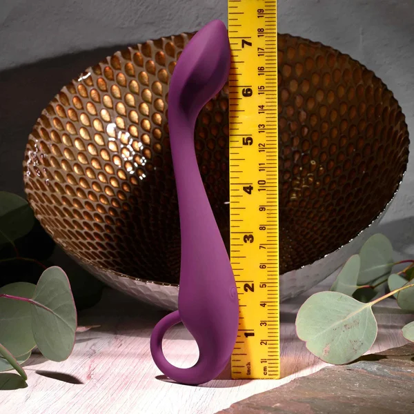 Evolved LOCHNESS G - Purple 19 cm USB Rechargeable Vibrator — image 7 of 8