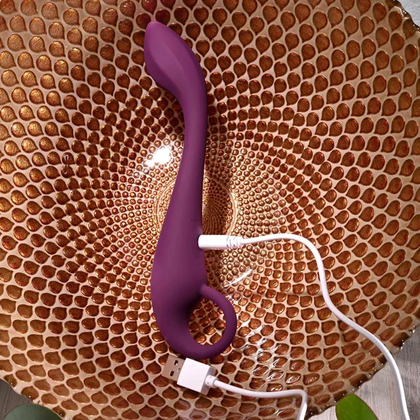 Evolved LOCHNESS G - Purple 19 cm USB Rechargeable Vibrator — image 8 of 8
