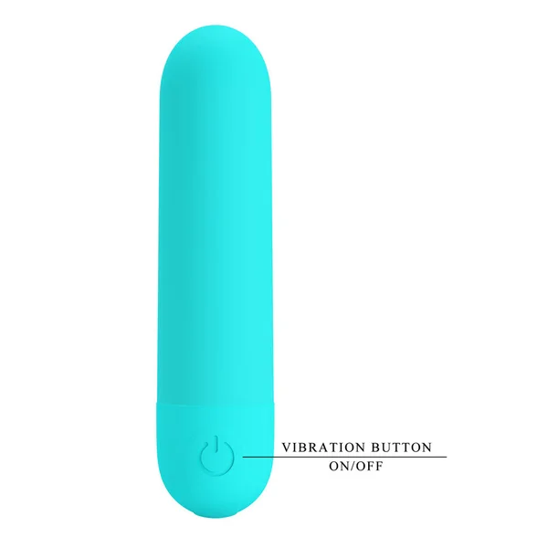 Party Up HARRY Mini Bullet - Teal - Teal 8 cm USB Rechargeable Bullet