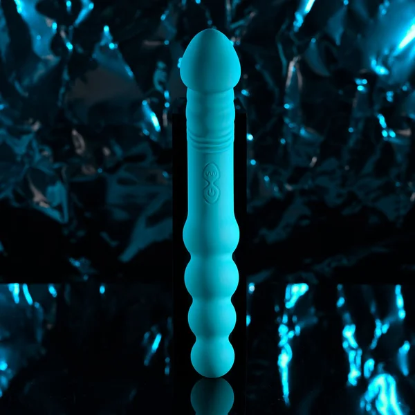 Evolved FLIP FLOP - Blue 23.1 cm USB Rechargeable Dual Ended Vibrator — image 3 of 9