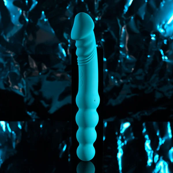 Evolved FLIP FLOP - Blue 23.1 cm USB Rechargeable Dual Ended Vibrator — image 4 of 9