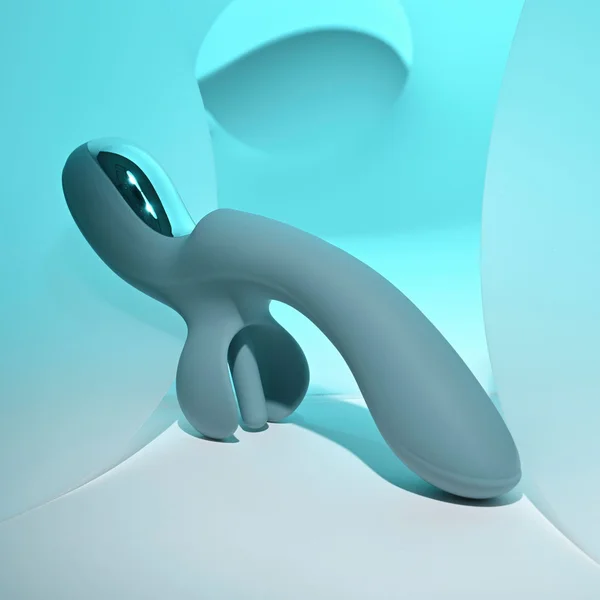 Evolved TAKE YOUR FLICK - Grey 24.1 cm USB Rechargeable Vibrator with Flicking Clitoral Stimulator