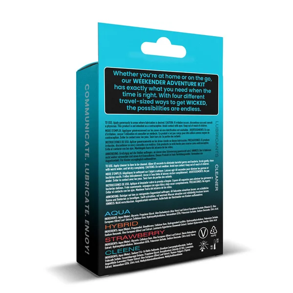 Wicked WEEKENDER ADVENTURE KIT - Mixed Lubricants & Cleaner 30 ml Bottles - 4 Pack — image 3 of 3