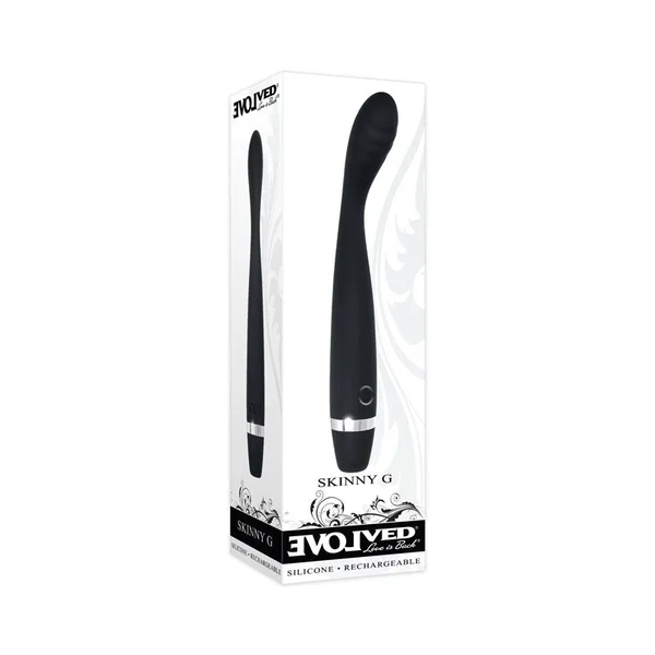Evolved Skinny G - Black 17.8 cm USB Rechargeable Vibrator — image 3 of 8