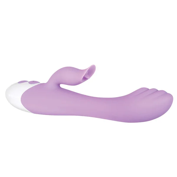 Evolved PLEASING PETAL - Lilac 19.7 cm USB Rechargeable Rabbit Vibrator — image 8 of 9