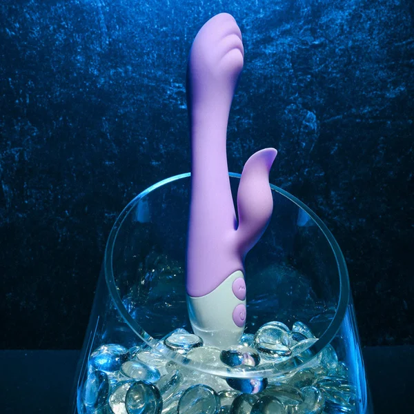 Evolved PLEASING PETAL - Lilac 19.7 cm USB Rechargeable Rabbit Vibrator — image 2 of 9