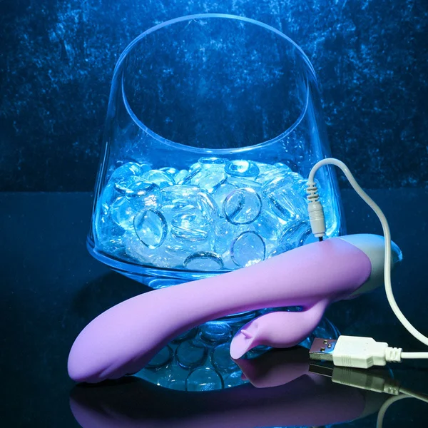 Evolved PLEASING PETAL - Lilac 19.7 cm USB Rechargeable Rabbit Vibrator — image 6 of 9
