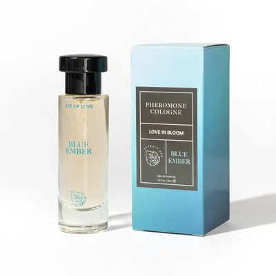 eye of love love in bloom blue ember pheromone cologne 30ml citrus cedar scented pheromone cologne for men to attract women 30 ml spray