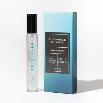 eye of love love in bloom blue ember pheromone cologne 10ml citrus cedar scented pheromone cologne for men to attract women 10 ml spray