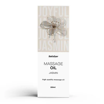 satisfyer massage oil 250 ml jasmine jasmine scented massage oil 250 ml bottle