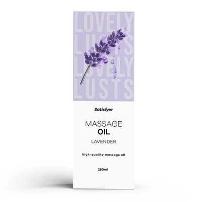 satisfyer massage oil 250 ml lavender lavender scented massage oil 250 ml bottle