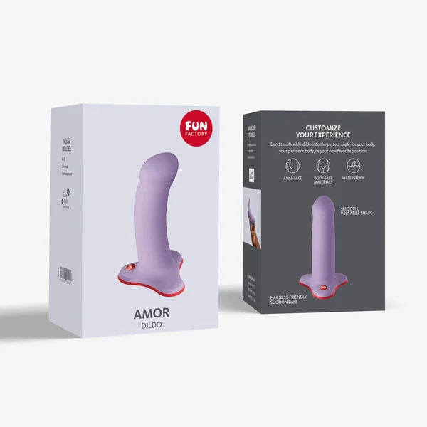 Fun Factory AMOR lavender - Lavender 14.6 cm Dildo — image 9 of 9