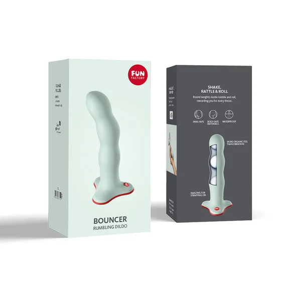 Fun Factory BOUNCER sage green - Sage Green 18.5 cm Dildo — image 5 of 5