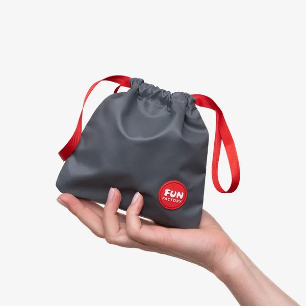 Fun Factory TOYBAG S grey - Grey Discreet Storage Bag - Small — image 2 of 3