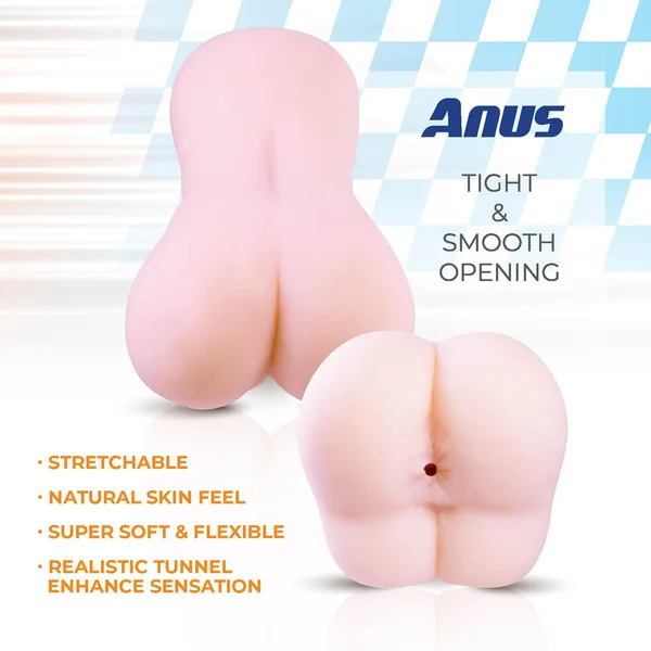 Bulky Sip - Flesh Mini Doggy-Style Stroker — image 3 of 4