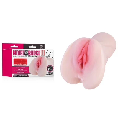 moist surge ii flesh dual layer vagina stroker