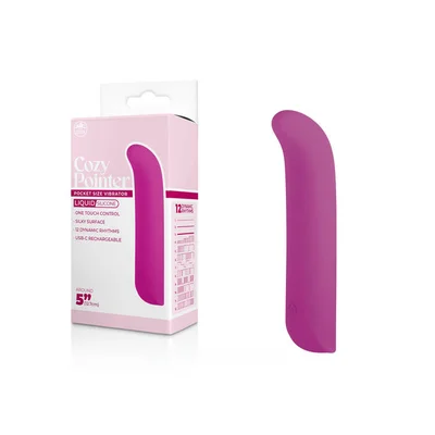 cozy pointer pink pink 127 cm usb rechargeable mini vibrator