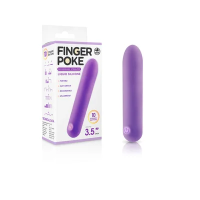 finger poke purple purple 89 cm usb rechargeable bullet