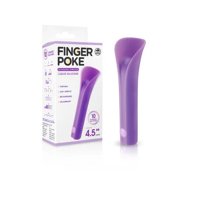 finger poke purple purple 114 cm usb rechargeable bullet