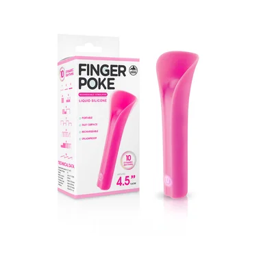 finger poke pink pink 114 cm usb rechargeable bullet