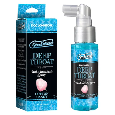 goodhead deep throat spray cotton candy cotton candy flavoured deep throat spray 59 ml bottle