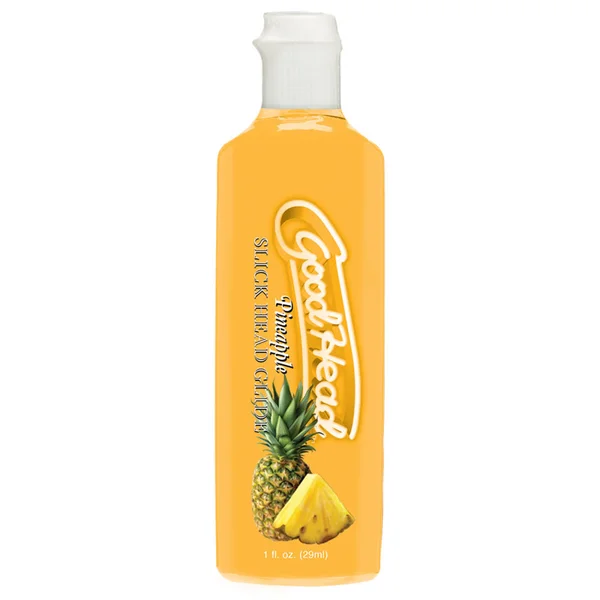 GoodHead Pineapple Blowjob Set - Pineapple Stroker with Pineapple Flavoured Lubricant 30 ml Bottle — image 4 of 6