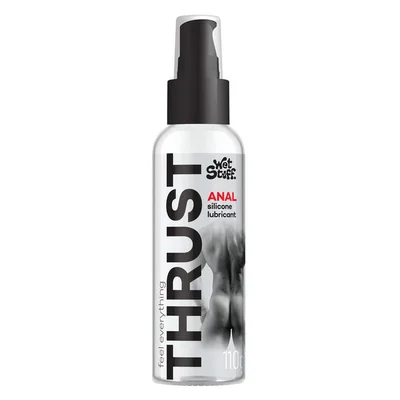 wet stuff thrust 110g pump anal silicone lubricant 110 gram pump bottle