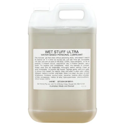 wet stuff ultra 5 kg water based lubricant 5 kg bottle