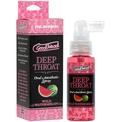 goodhead deep throat spray wild watermelon wild watermelon flavoured deep throat spray 59 ml bottle
