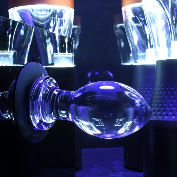 Gender X Crystal Ball - Clear Glass 13.6 cm Butt Plug with Suction Base — image 6 of 9