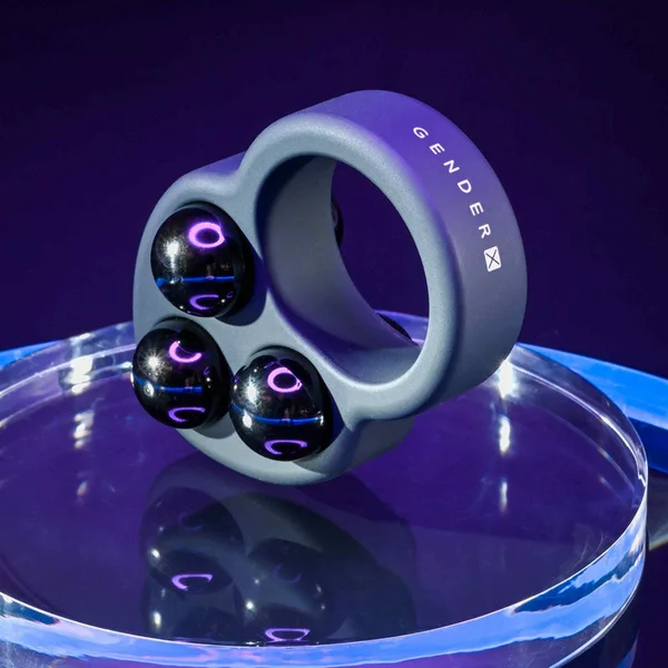 Gender X WORKOUT RING - Black Weighted Cock Ring — image 3 of 9