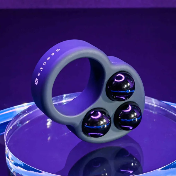 Gender X WORKOUT RING - Black Weighted Cock Ring — image 2 of 9