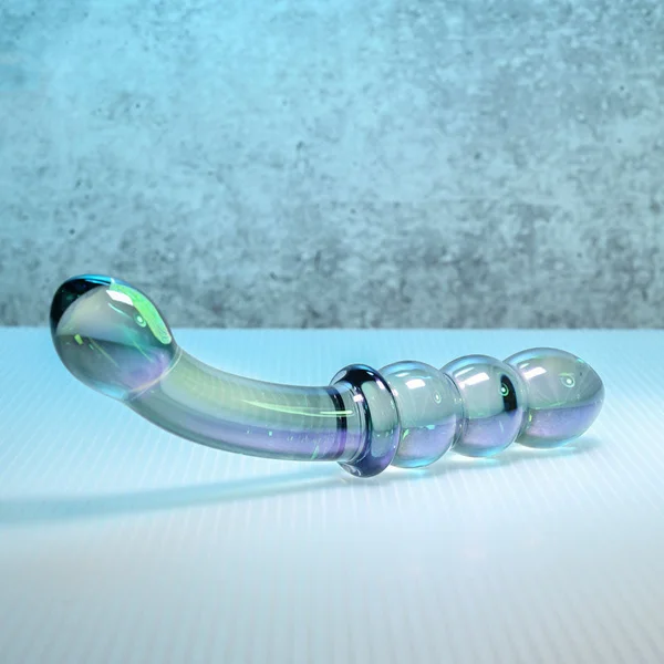 Gender X LUSTROUS GALAXY WAND - Blue/Violet Glass 18.5 cm Double Ended Massager — image 2 of 9