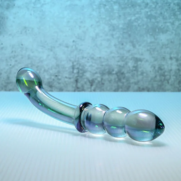Gender X LUSTROUS GALAXY WAND - Blue/Violet Glass 18.5 cm Double Ended Massager — image 3 of 9