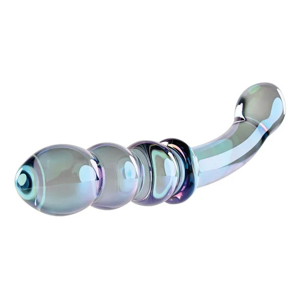 Gender X LUSTROUS GALAXY WAND - Blue/Violet Glass 18.5 cm Double Ended Massager — image 9 of 9