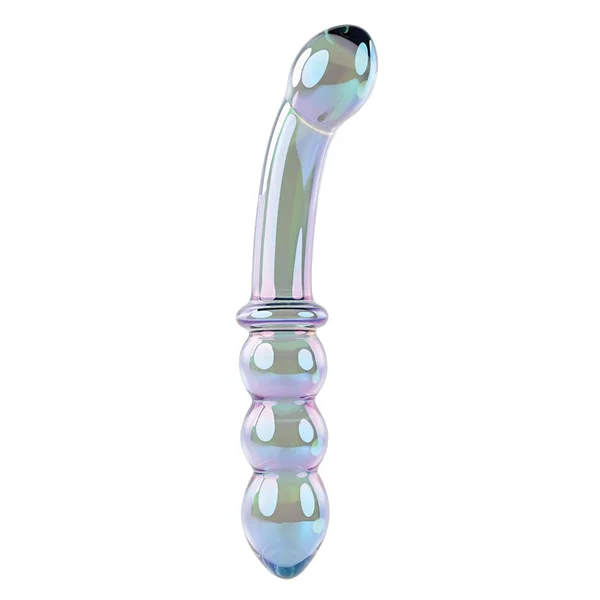 Gender X LUSTROUS GALAXY WAND - Blue/Violet Glass 18.5 cm Double Ended Massager — image 8 of 9