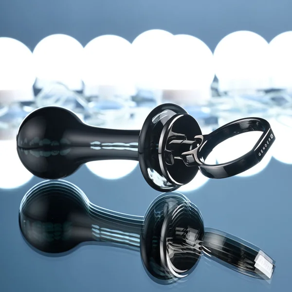 Gender X BLOW POP - Black 12.8 cm Glass Plug with Ring Pull — image 5 of 8