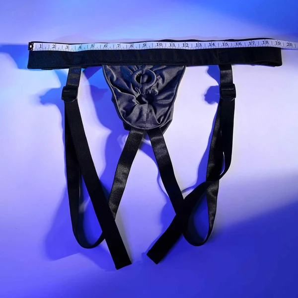 Gender X DOUBLE RIDER - Black Adjustable Strap-On Harness (No Probe Included) — image 9 of 9